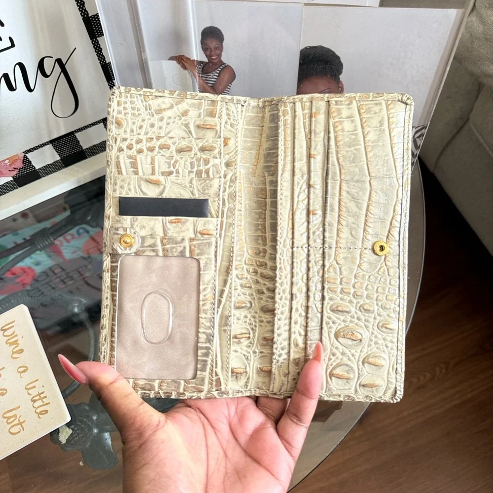 Brahmin Silver Burch Wallet - Picture 3 of 5
